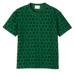 Groot T-shirt met logo , Groen - Jersey
