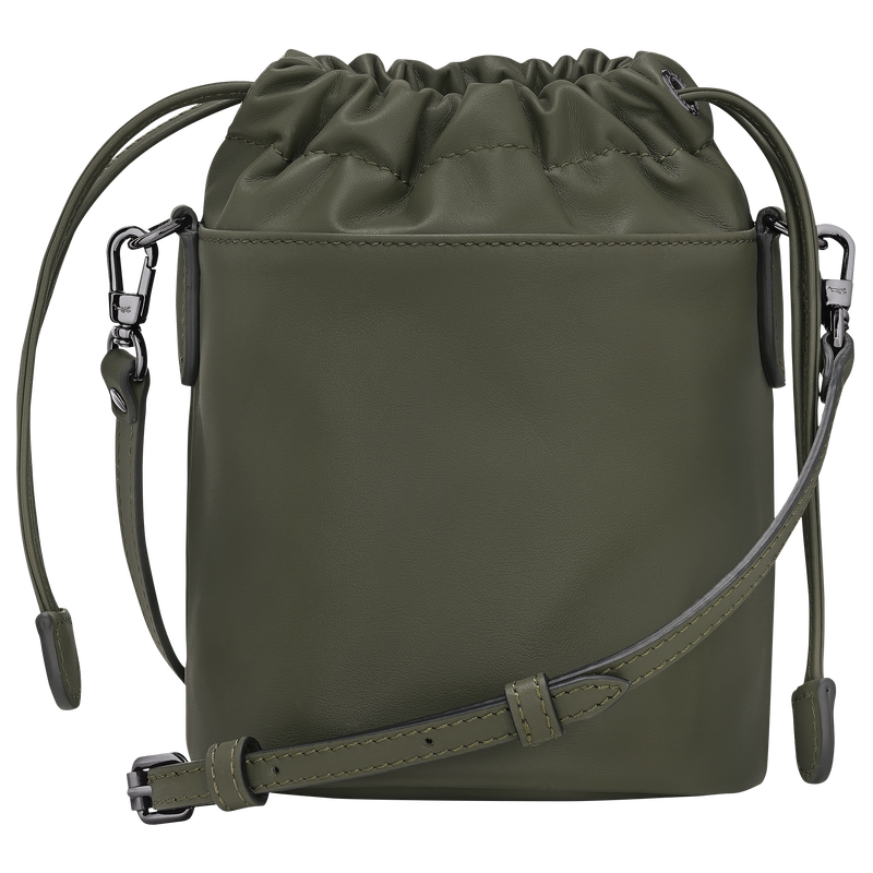 Le Pliage Xtra XS Bucket bag , Fir - Leather  - View 4 of  6