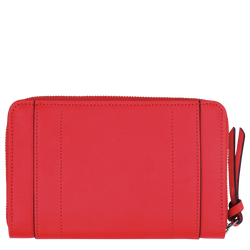 Longchamp 3D Wallet , Red - Leather