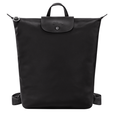 Rucksack M Le Pliage Xtra , Leder - Schwarz