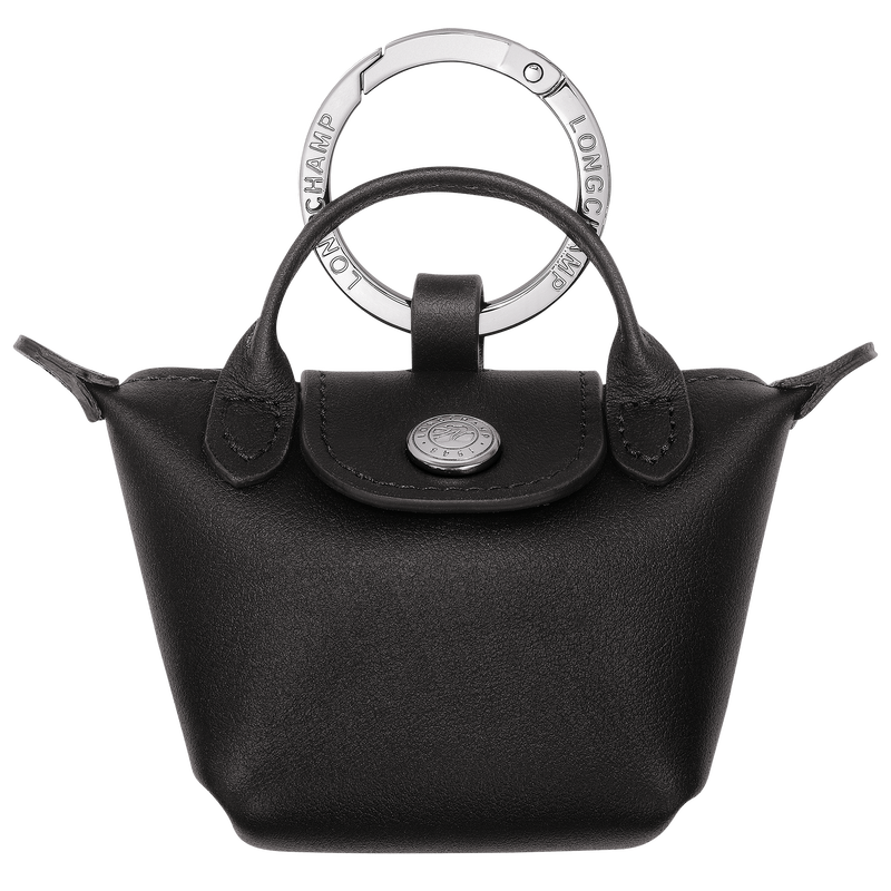 Le Pliage Xtra Key ring , Black - Leather  - View 1 of 1