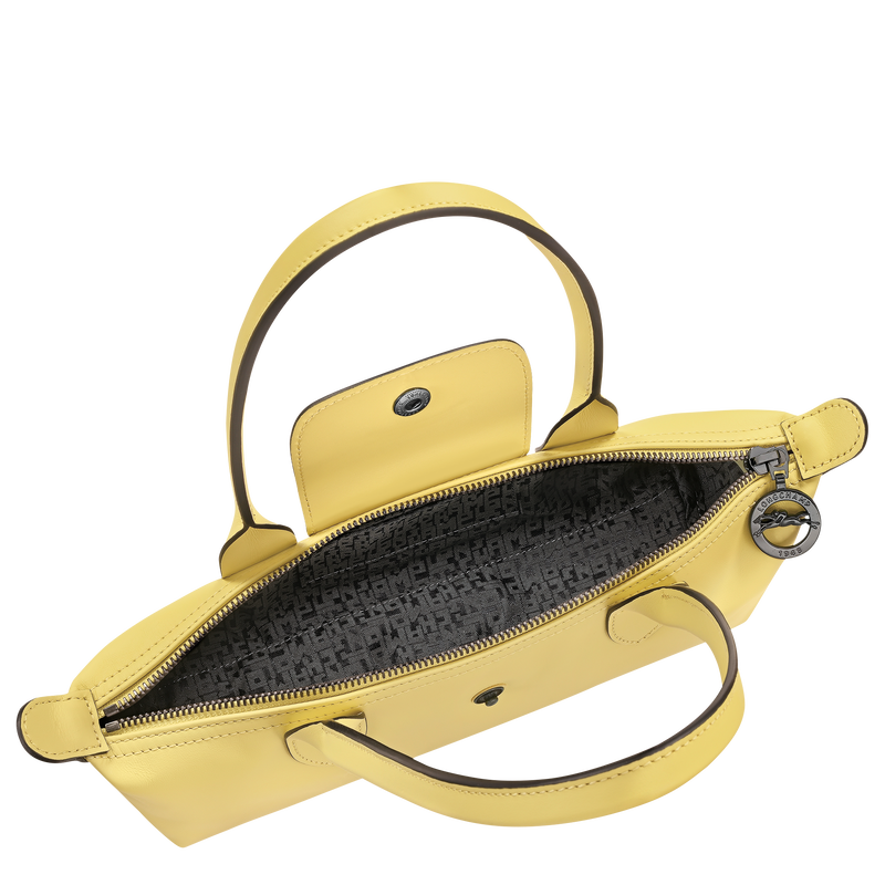 Le Pliage Xtra M Shoulder bag , Lime - Leather  - View 4 of 5