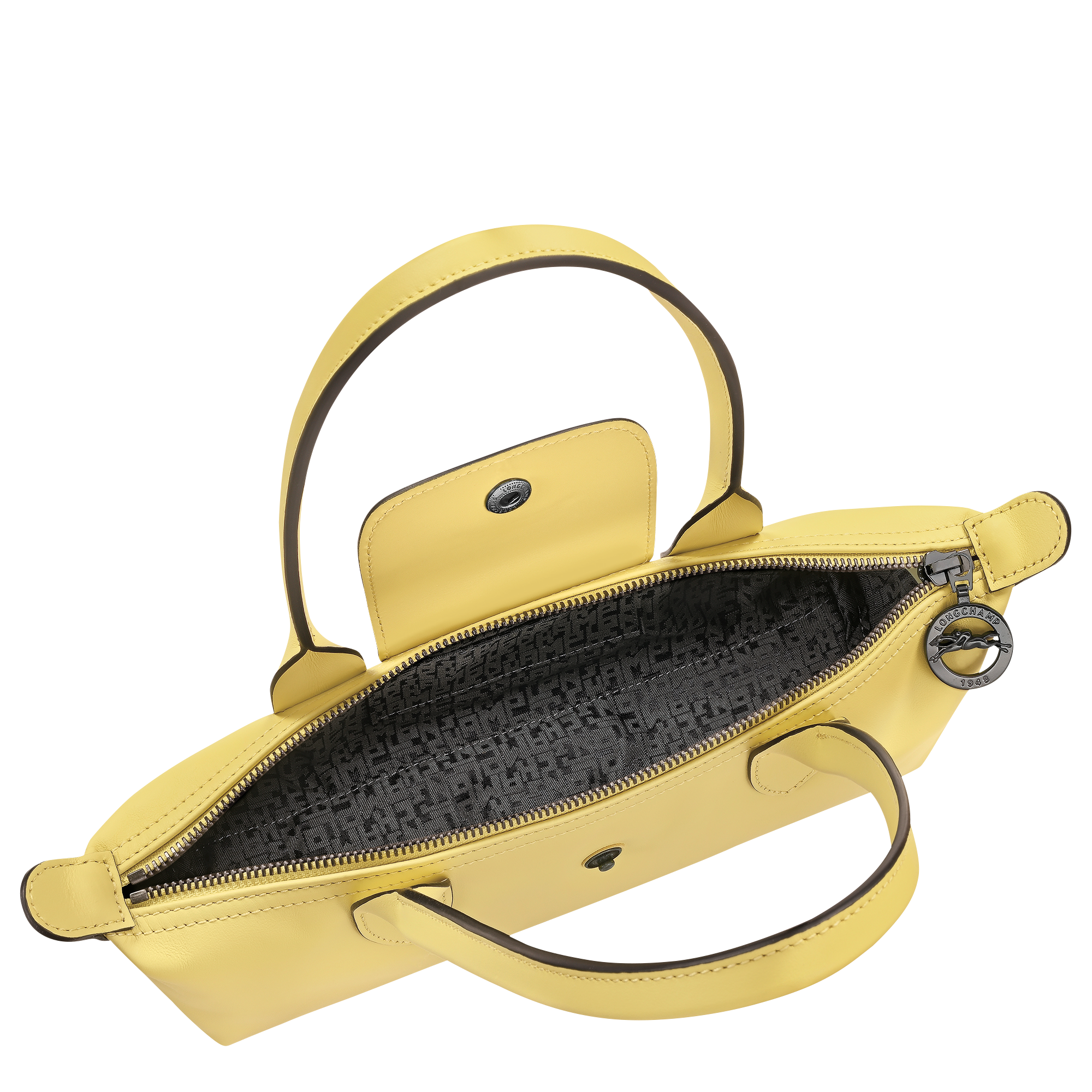 Le Pliage Xtra M Shoulder bag Lime - Leather | Longchamp US Le Pliage Xtra M Shoulder bag Lime - Leather | Longchamp US