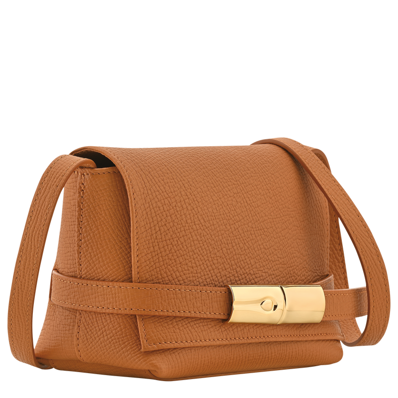 Le Smart S Crossbody bag , Caramel - Leather  - View 2 of  5