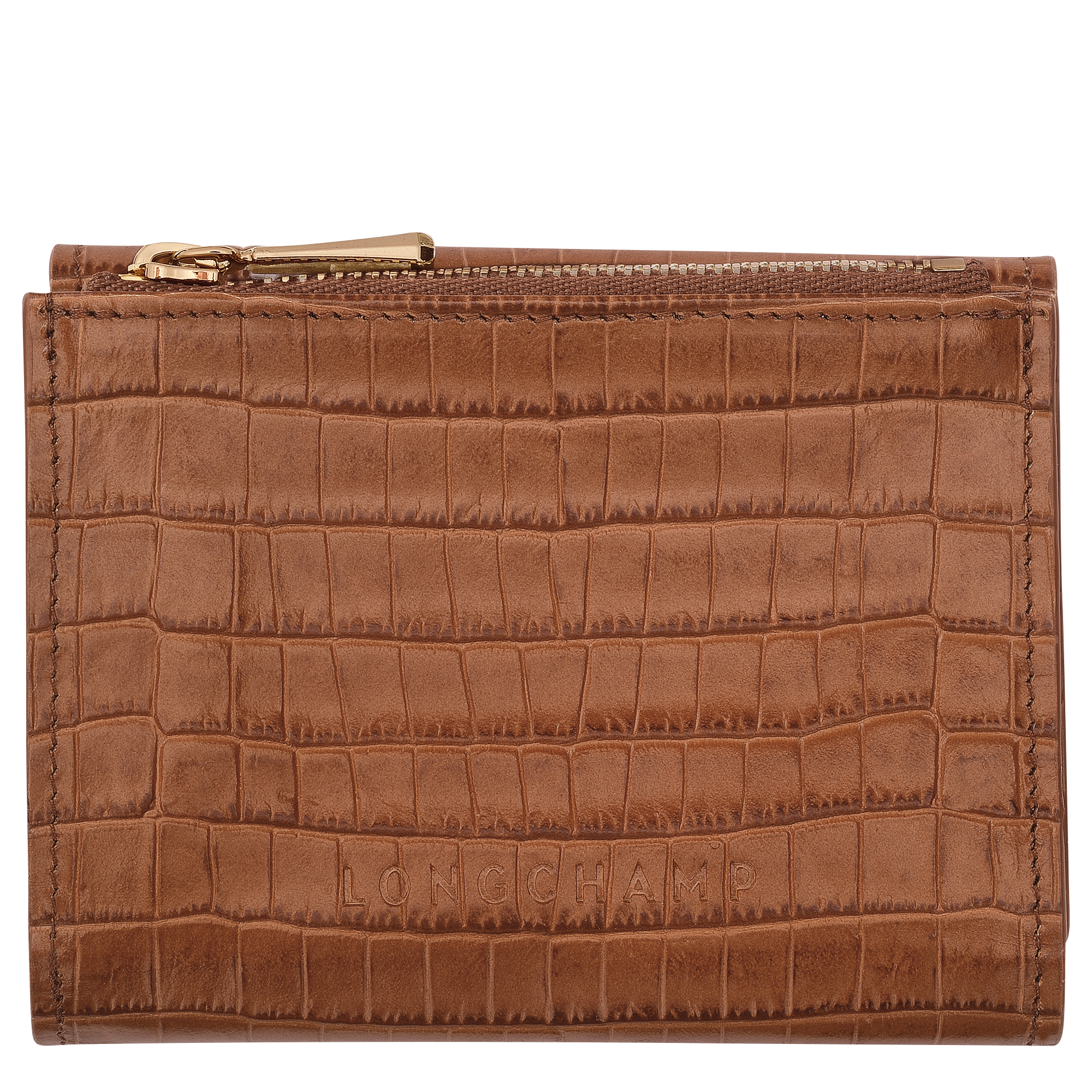 Longchamp Pocket Kompakte dreifach-Geldb&ouml;rse, Cashew