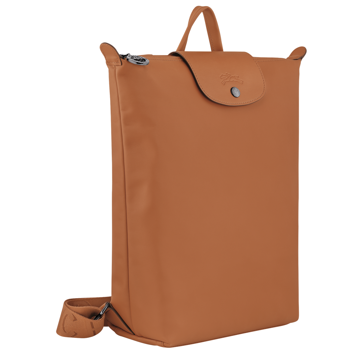 Le Pliage Xtra 後背包 M 腰果色 - 皮革 | Longchamp TW