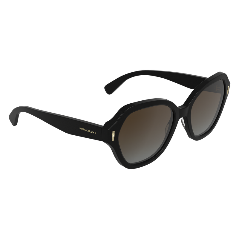 Lunettes de soleil , Ac&eacute;tate - Noir  - Vue 2 de 2