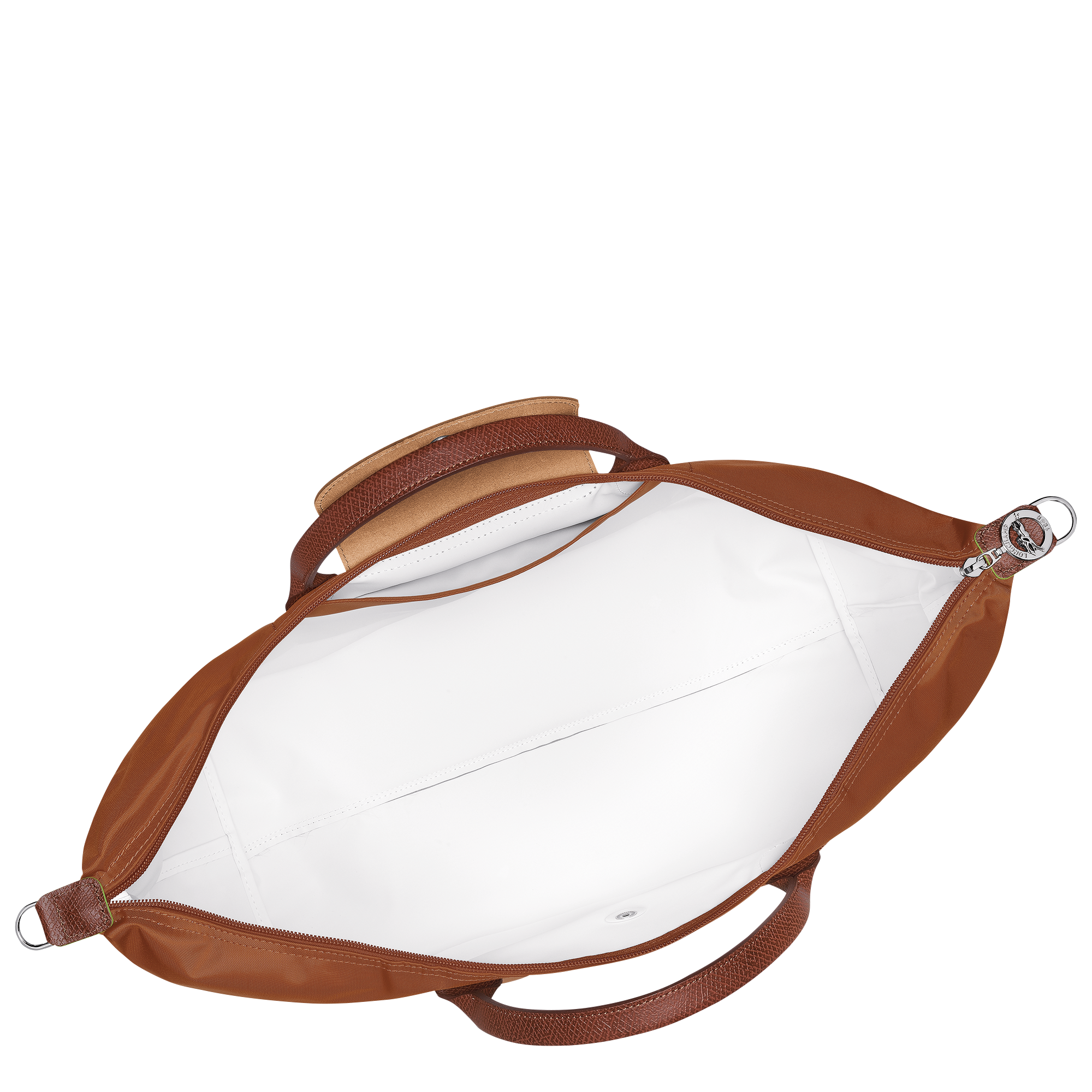 Le Pliage Green Erweiterbare Reisetasche, Cognac