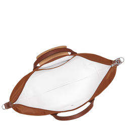 Le Pliage Green Erweiterbare Reisetasche, Cognac