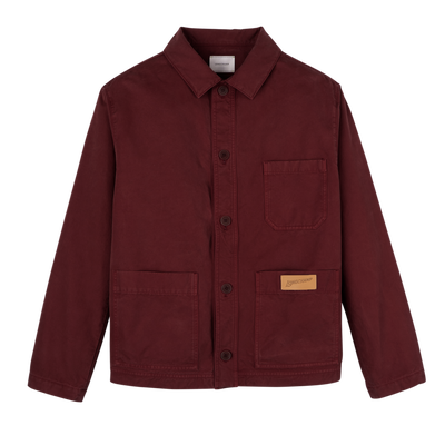 Veste , Coton surteint - Bordeaux