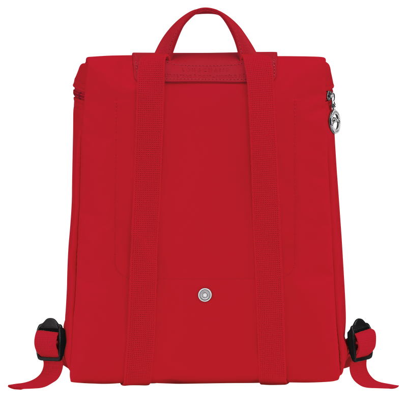 Le Pliage Green M Backpack Tomato Recycled canvas Longchamp US