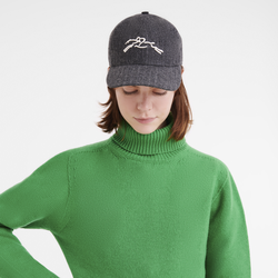 Cap , Anthracite - Flannel