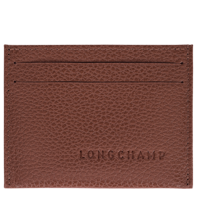 Le Foulonné Card holder , Coffee - Leather