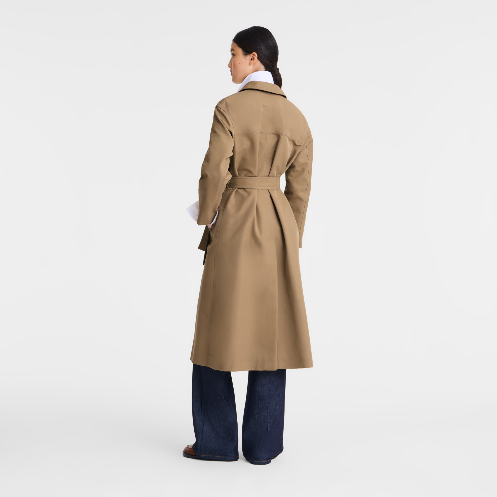 Trench coat Root - Gabardine | Longchamp US