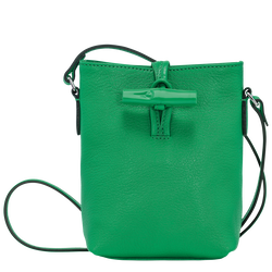 Le Roseau XS Crossbody bag , Green - Leather