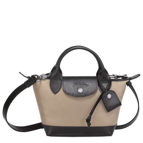 Top handle bag XS Le Pliage Cuir Greige (L1500HVA484) | Longchamp AU