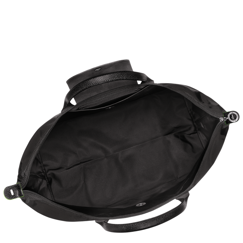 Le Pliage Green Bolsa de viaje S , Lona reciclada - Negro  - Vista 5 de 7