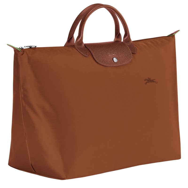 Le Pliage Green S Travel bag , Cognac - Recycled canvas  - View 3 of  6