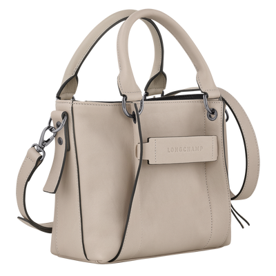 Longchamp 3D Tas met handgreep aan de bovenkant S, Klei