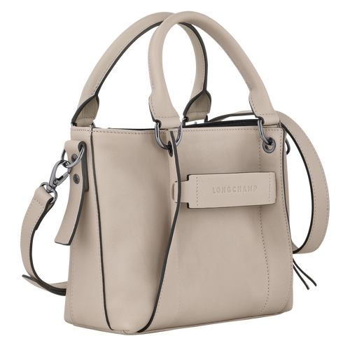 Longchamp 3D S Handbag , Clay - Leather - View 3 of 5