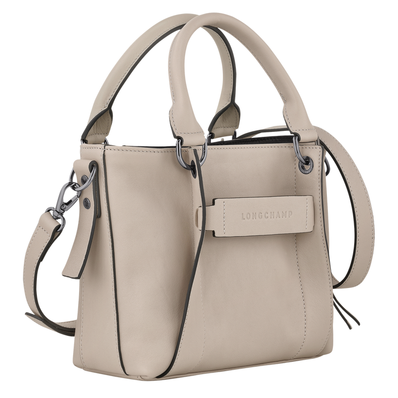 Longchamp 3D S Handbag , Clay - Leather  - View 3 of 5