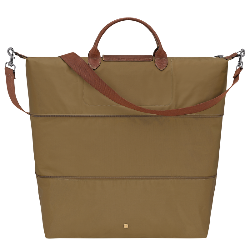 Le Pliage Original Travel bag expandable , Olive - Recycled canvas  - View 3 of 7
