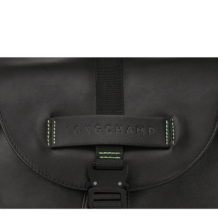 Longchamp 3D 背包 M, 黑色