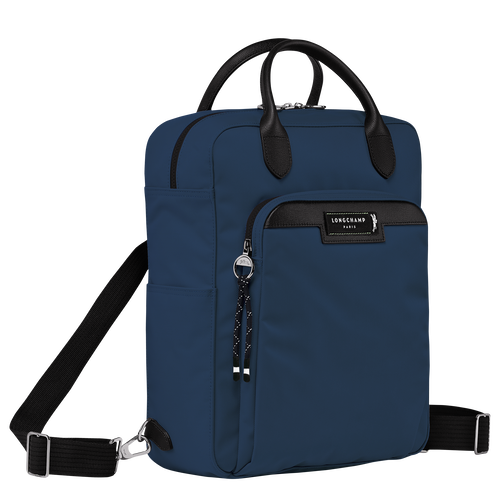 Le Pliage Energy M Backpack , Navy - Recycled canvas - View 3 of  5