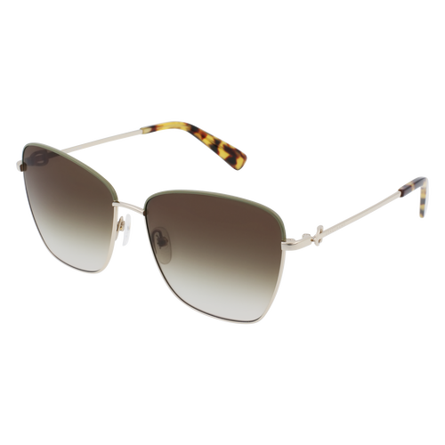 Spring/Summer Collection 2022 Sunglasses, Gold Khaki