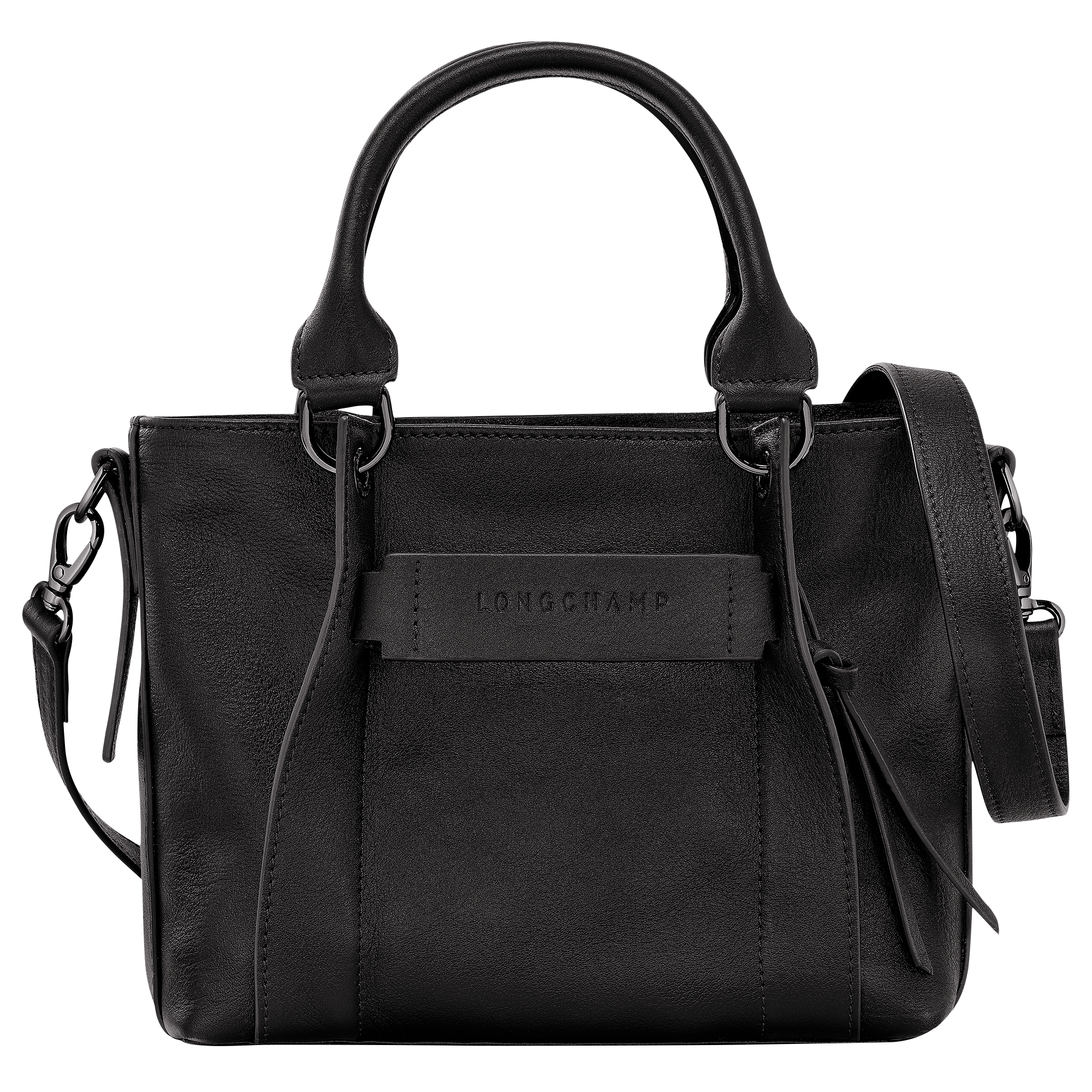 Longchamp 3D Handtasche S, Schwarz