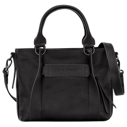 Borsa con manico S Longchamp 3D , Pelle - Nero