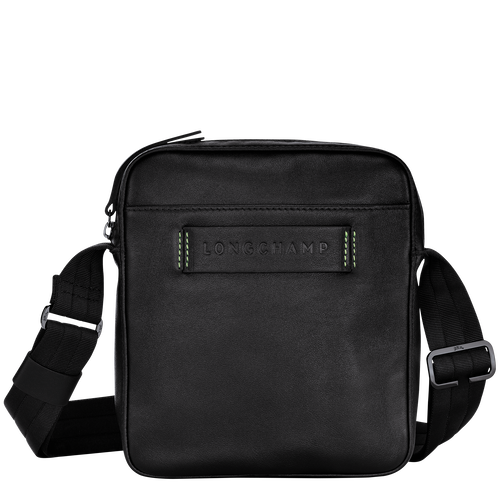 Longchamp 3D 斜揹袋 S, 黑色