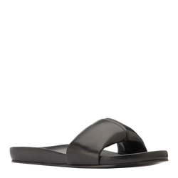 Roseau Mules , Black - Leather