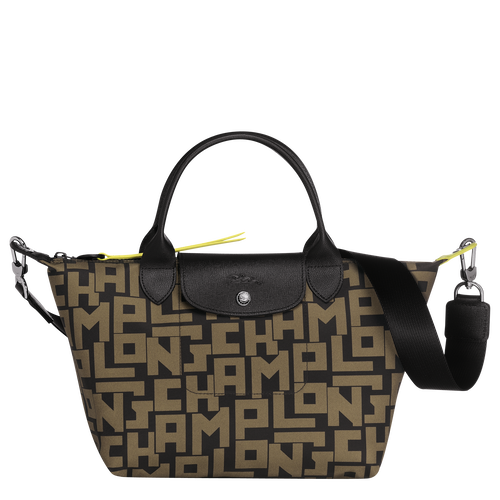 Top-Handle S, Black/Khaki View 1 of Top-Handle S, Black/Khaki, hi-res