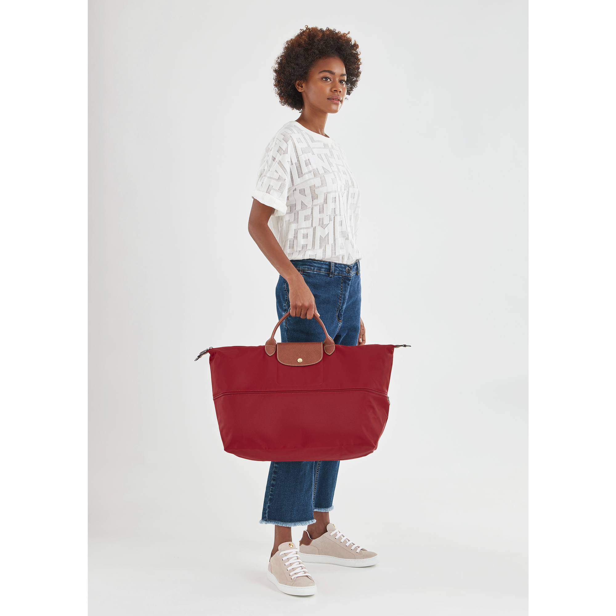 longchamp le pliage red