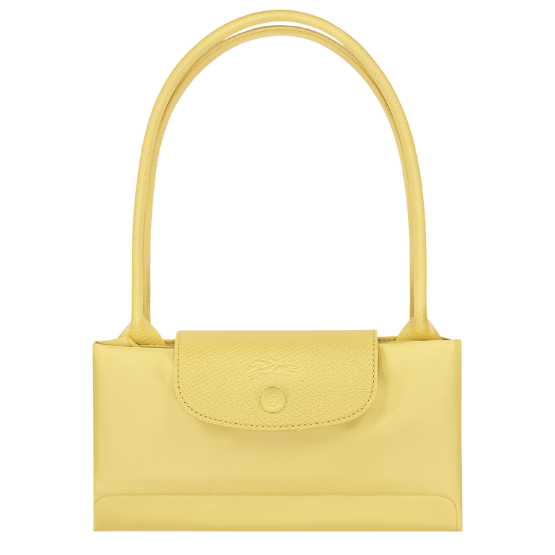 Le Pliage One M Tote bag , Lime - Recycled canvas  - View 7 of  8