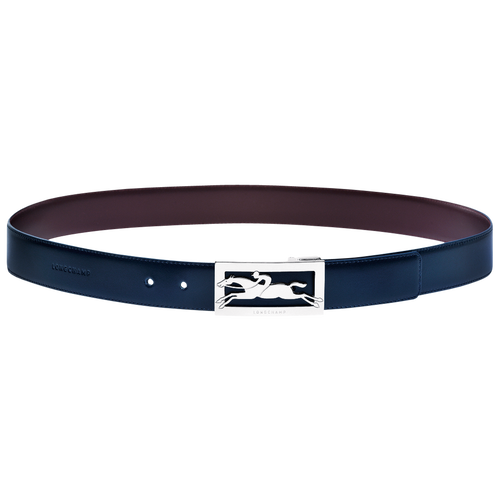 Men's belt, 585 Navy/Burgundy Men's belt, 585 Navy/Burgundy, hi-res