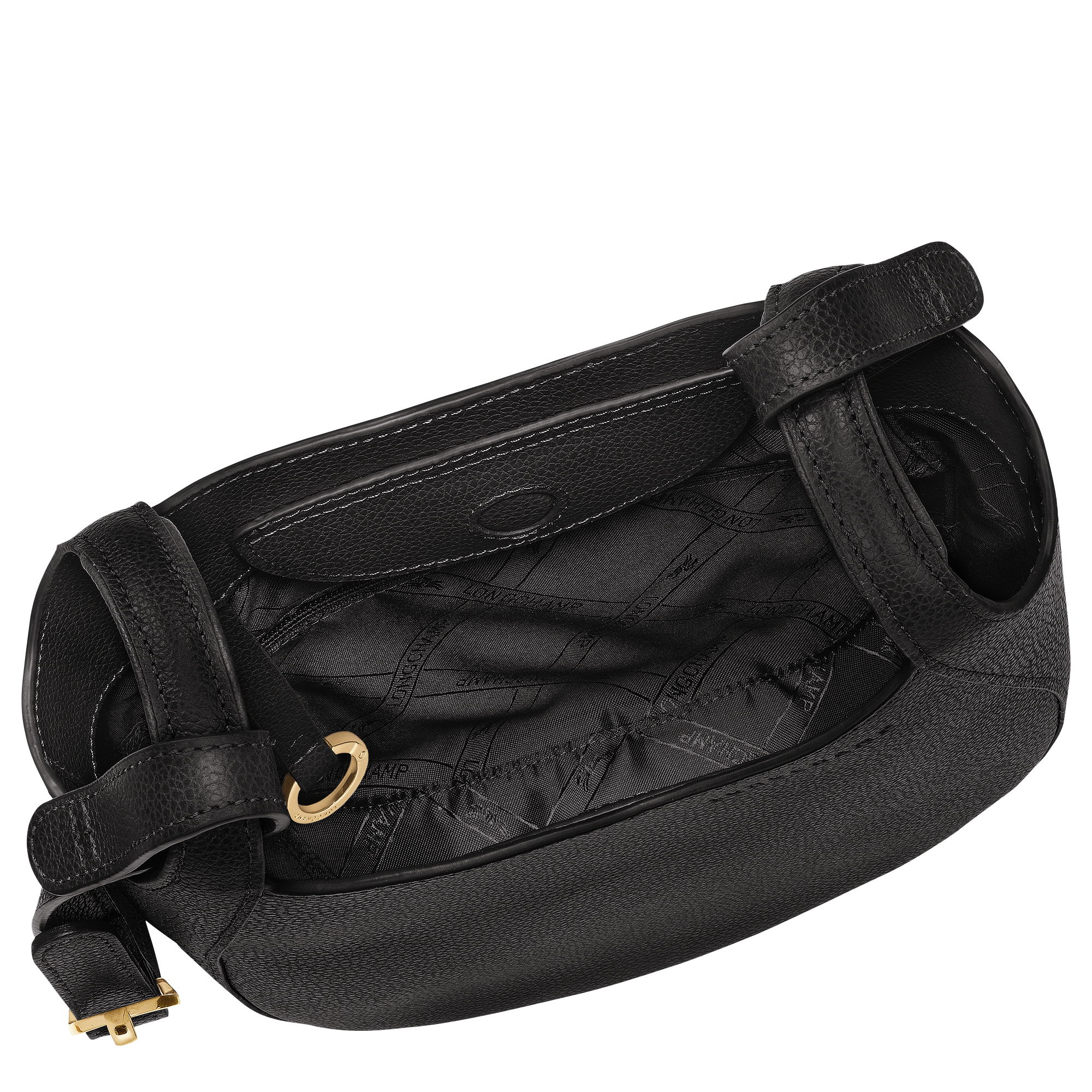 Le Foulonn&eacute; Bolso bandolera S, Negro