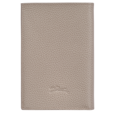 Le Foulonné Passport cover , Turtledove - Leather