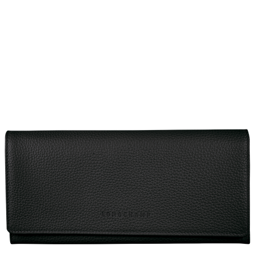 continental wallet black