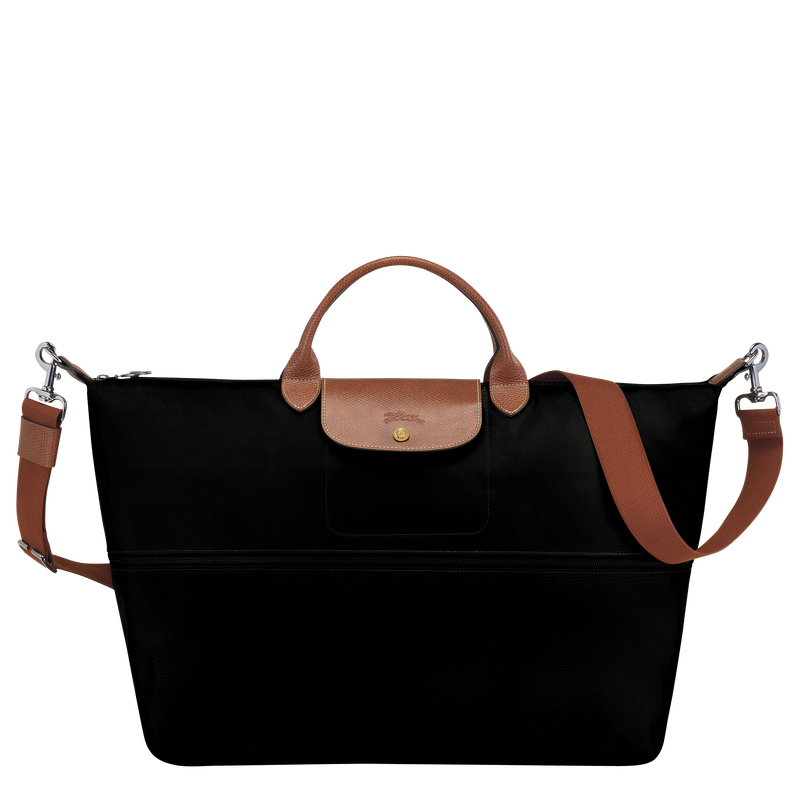 Le Pliage Original 可擴展旅行袋 , 黑色 - 再生帆布  - 查看 6 7