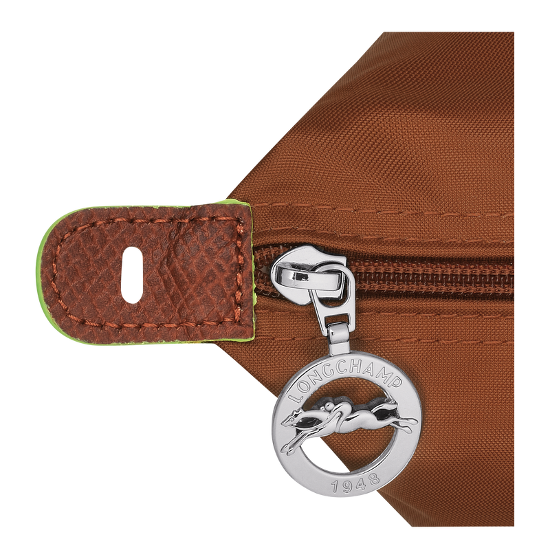 Le Pliage Green S Travel bag , Cognac - Recycled canvas  - View 5 of 6