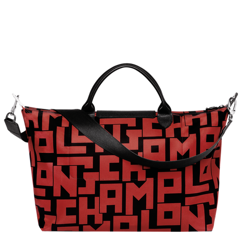 Handtasche, C09 Schwarz/Ziegelrot Handtasche, C09 Schwarz/Ziegelrot, hi-res