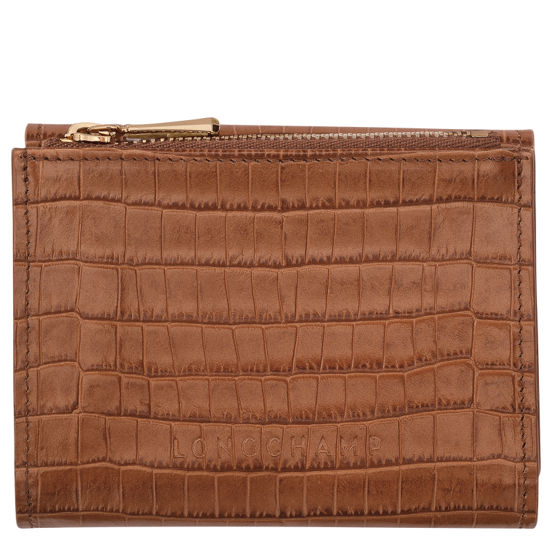 Longchamp Pocket Compact wallet , Cashew - Leather  - View 1 of  3