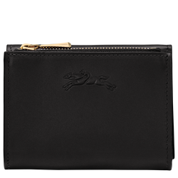 &Eacute;pure Compact wallet , Black - Leather