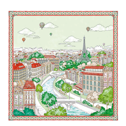 Silk scarf 90