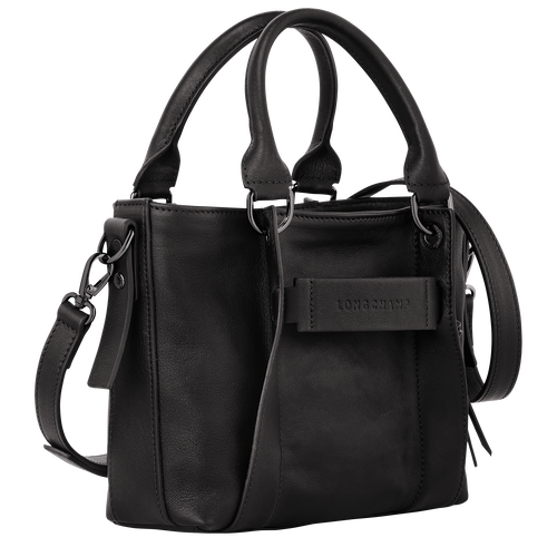 Longchamp 3D S Handbag , Black - Leather - View 3 of  5