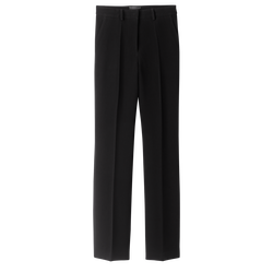 Pantalon , Crêpe - Noir