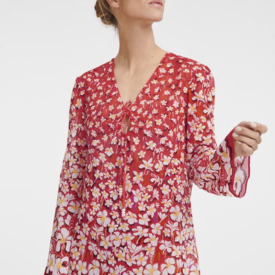 Dress , Strawberry - Voile