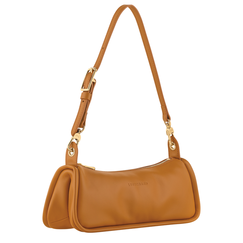 Borsa da spalla M Looong , Pelle - Caramello  - View 3 of  7